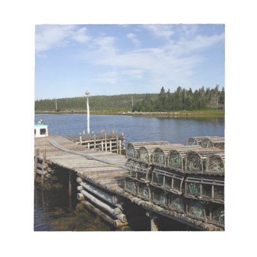 Hummerboot, Mushaboom, Nova Scotia, Kanada Notizblock (Vorderseite)