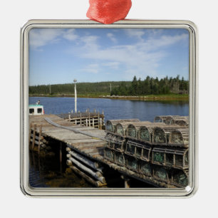 Hummerboot, Mushaboom, Nova Scotia, Kanada Ornament Aus Metall