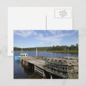 Hummerboot, Mushaboom, Nova Scotia, Kanada Postkarte (Vorne/Hinten)