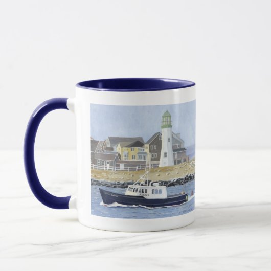 Hummerboot Scituate Harbour Tasse (Links)
