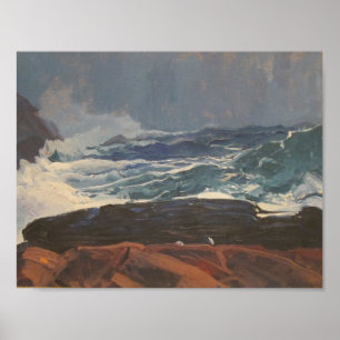 Hummerbucht, Monhegan von George Bellows Poster
