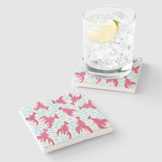 Hummerbucht Steinuntersetzer (Seitenansicht)