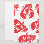 Hummerdruck Briefpapier (Vorne/Hinten)