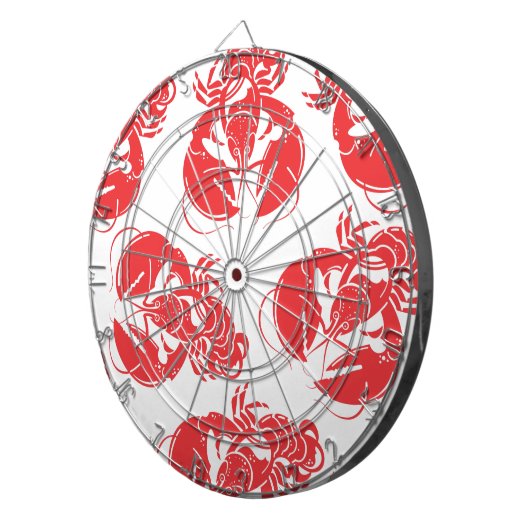 Hummerdruck Dartscheibe (Vorderseite rechts)