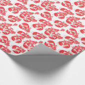 Hummerdruck Geschenkpapier (Ecke)