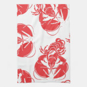 Hummerdruck Geschirrtuch (Vertikal)