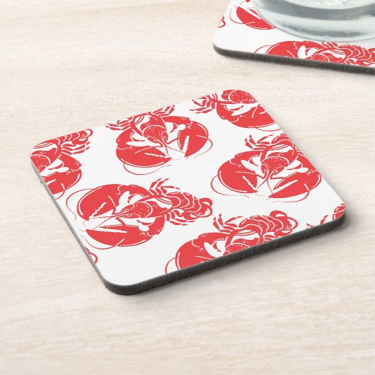 Hummerdruck Getränkeuntersetzer (Linke Seite)