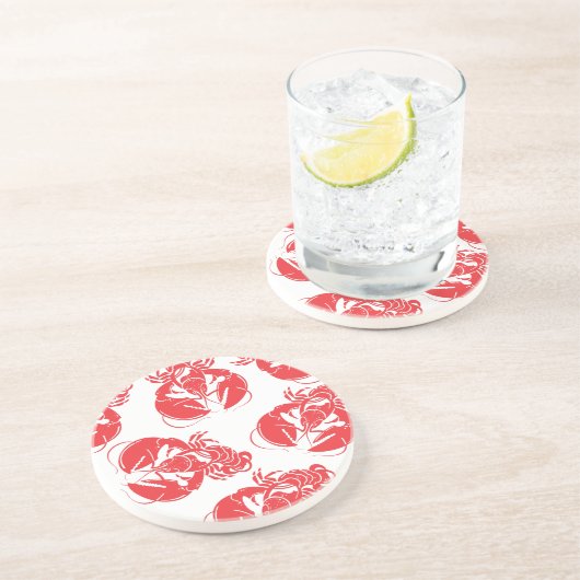 Hummerdruck Getränkeuntersetzer (Seite)