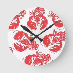 Hummerdruck Runde Wanduhr