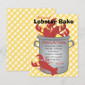 Hummeressen Einladung (Vorne/Hinten)