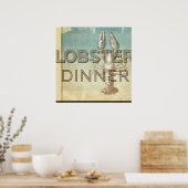 Hummeressen Poster (Küche)