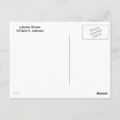 Hummeressen Postkarte (Rückseite)