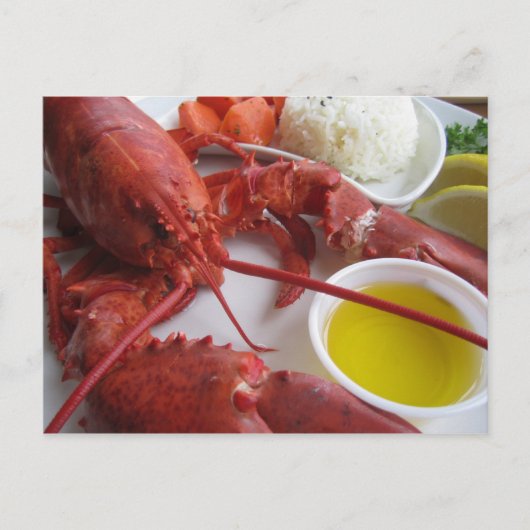 Hummeressen Postkarte (Vorderseite)