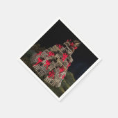 Hummerfalle Weihnachtsbaum Cocktail Napkin Serviette (Ecke)