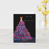 Hummerfalle Weihnachtsbaum Italienische Grußkarte Karte (Gelbe Blume)