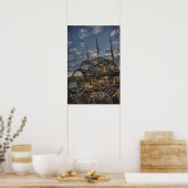 Hummerfallen und große Masten Poster (Küche)