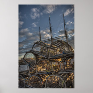 Hummerfallen und große Masten Poster