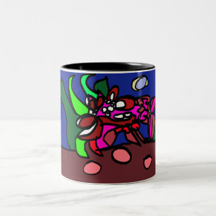 Hummerfreude Zweifarbige Tasse