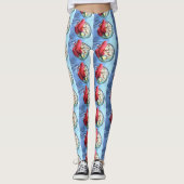 Hummerfreund blau leggings (Vorderseite)
