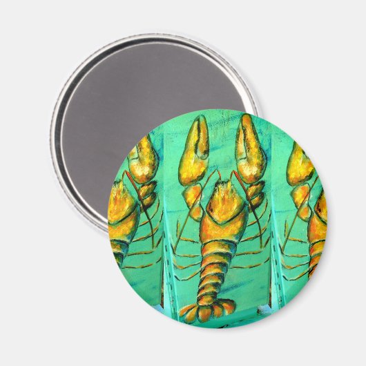 Hummergrünmagnet Magnet (Vorderseite/Rückseite)