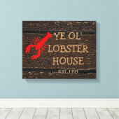 Hummerhaus Leinwanddruck (Insitu (Holzboden))