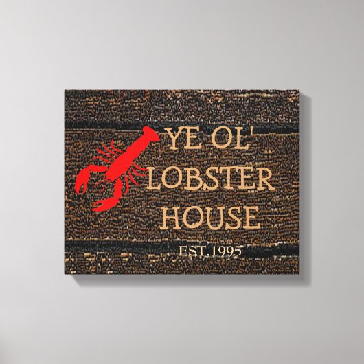 Hummerhaus Leinwanddruck (Vorderseite)