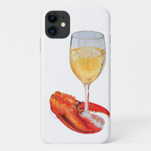 Hummerklaue und Weinglas Phone Case