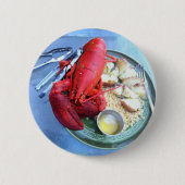 Hummerknopf Button (Vorderseite)