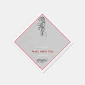 Hummerkoch Serviette (Ecke)