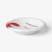 Hummerkrabbe Party rot Pappteller (Gewinkelt)