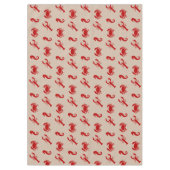 Hummerkrabbe-Seepferd-Kruste Tischdecke (Vorderseite)