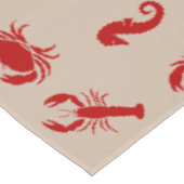 Hummerkrabbe-Seepferd-Kruste Tischdecke (Schrägansicht)