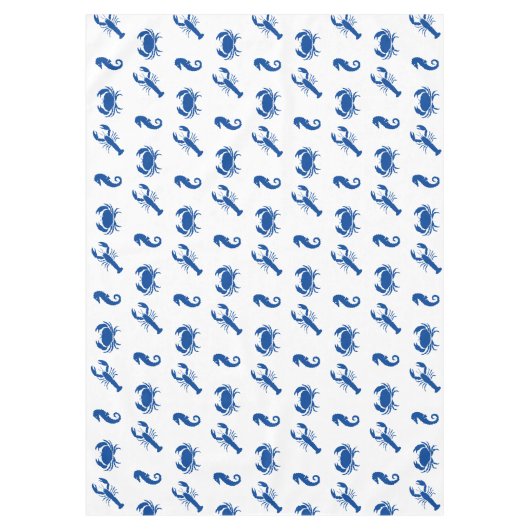 Hummerkrabbe-Seepferd Tischdecke (Vorderseite)