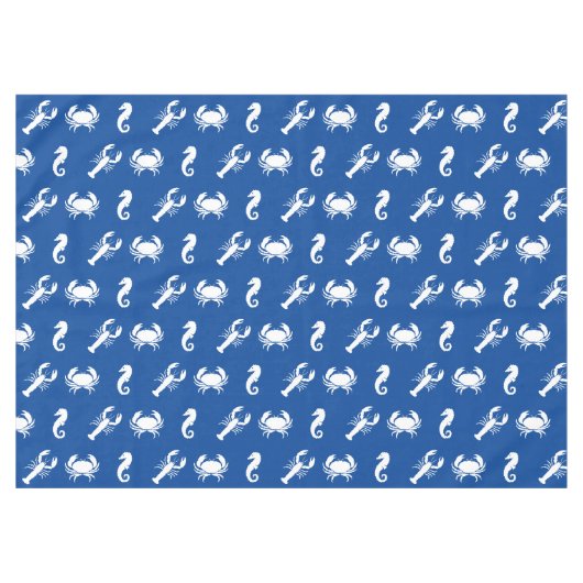 Hummerkrabbe Seepferd Tischdecke (Vorderseite (Horizontal))