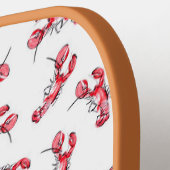 Hummermuster Monogramm Pickleball Schläger (Linke Seite)