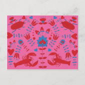 Hummermuster Postkarte (Vorderseite)