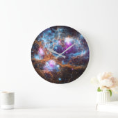 Hummernebel Große Wanduhr (Zuhause)