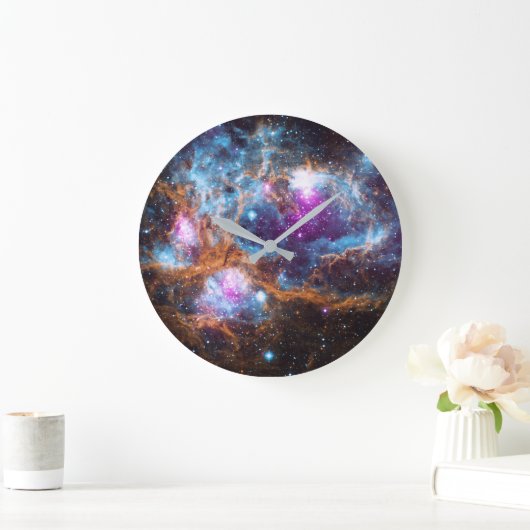 Hummernebel Große Wanduhr (Zuhause)