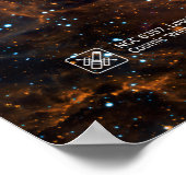 Hummernebel, NGC 6357 - Cosmic Winter Wonderl Poster (Ecke)