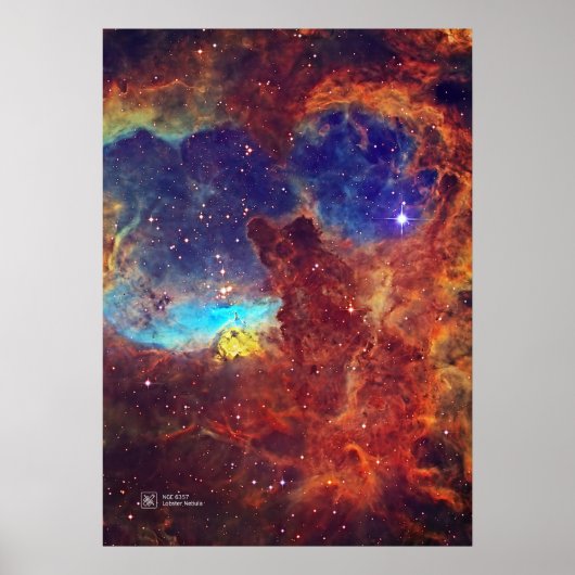 Hummernebel, NGC 6357 Poster (Vorne)