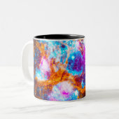 Hummernebel Zweifarbige Tasse (Vorderseite Links)