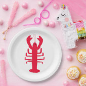 Hummerpapierplatte Pappteller (Party)