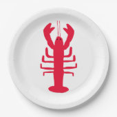 Hummerpapierplatte Pappteller (Vorderseite)