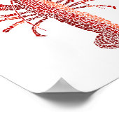 Hummerprint Poster (Ecke)