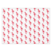 Hummerrot-Muster Moderner Sommer Tischdecke (Vorderseite (Horizontal))