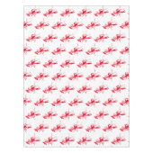 Hummerrot-Muster Moderner Sommer Tischdecke (Vorderseite)