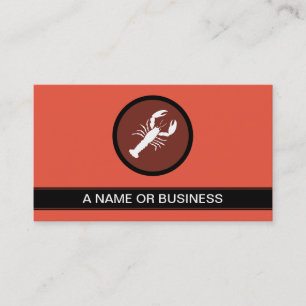 Hummerrubinblase Visitenkarte