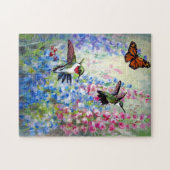 HUMMERS BUTTERFLY SOMMER GARDEN PUZZLE (Horizontal)