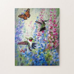 HUMMERS BUTTERFLY SOMMER GARDEN PUZZLE