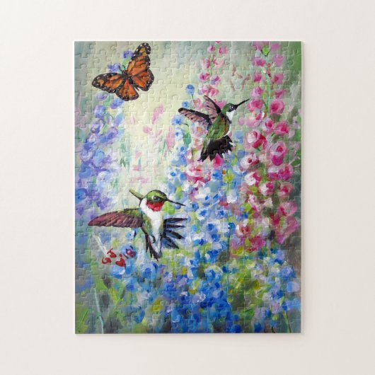 HUMMERS BUTTERFLY SOMMER GARDEN PUZZLE (Vertikal)